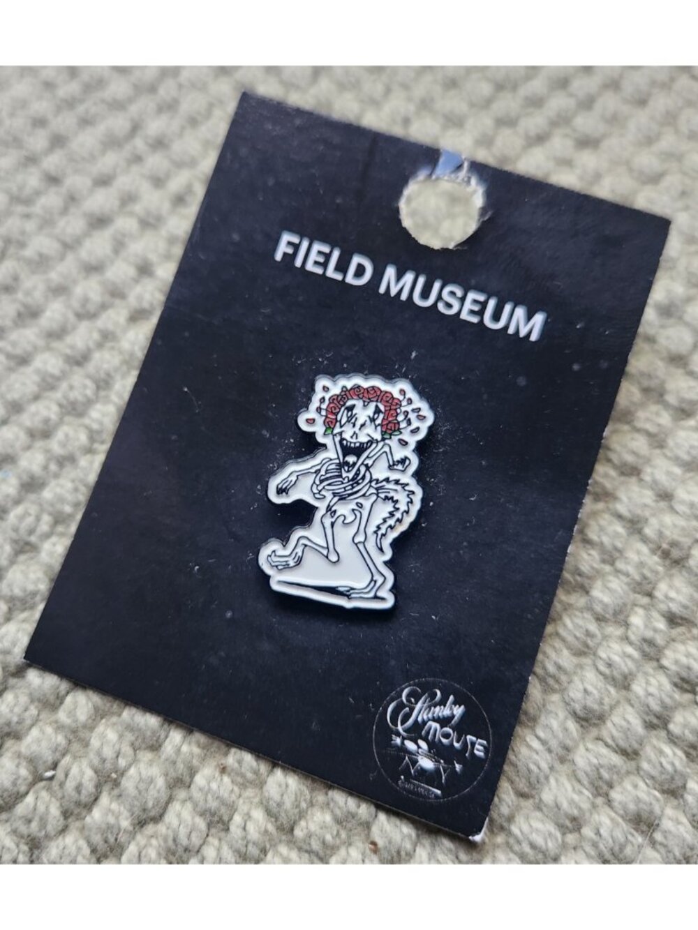 Grateful Dead Pin Stanley Mouse Field Museum Dancing Skeleton Bertha 50th Anniv